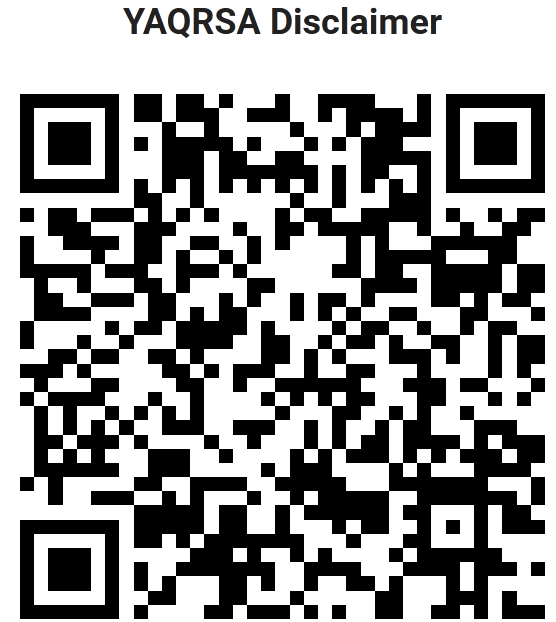 QR Disclaimers